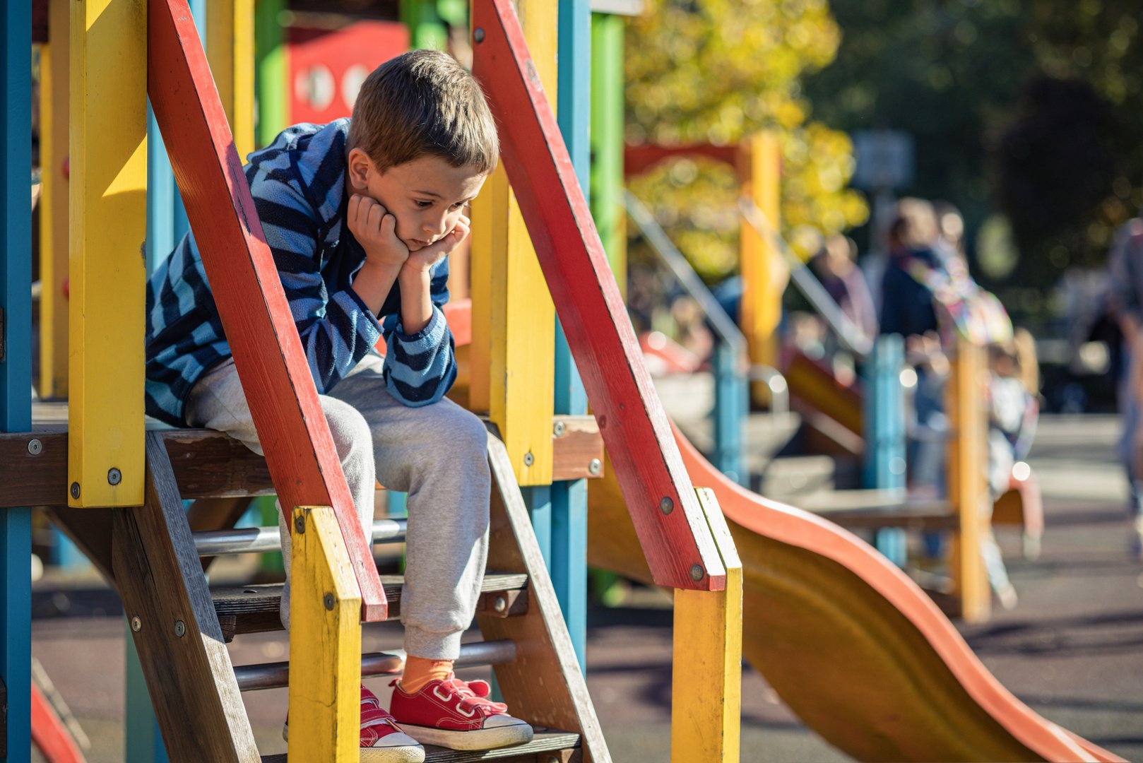 Kid feeling lonely